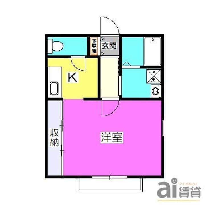 埼玉県志木市幸町1(アパート)の賃貸物件の間取り