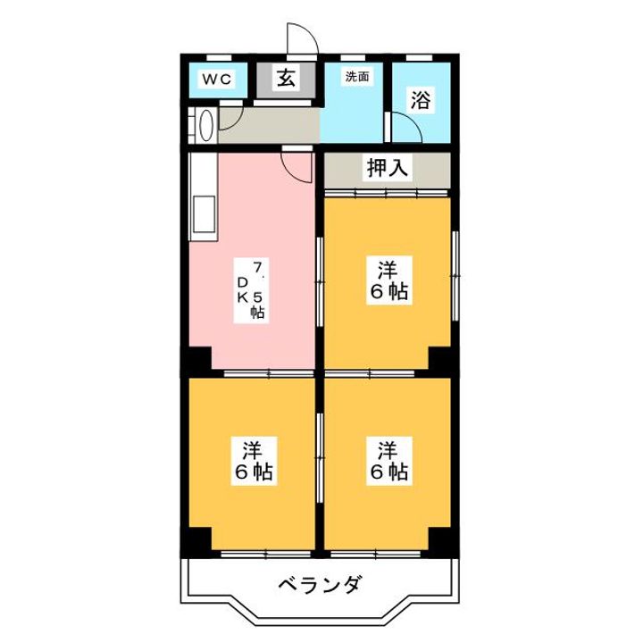宮田ビルの間取り