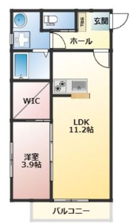 Prevoyance久留米駅西の間取り