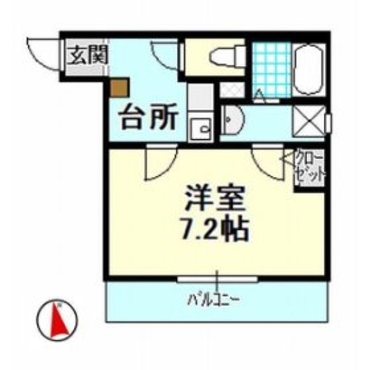クレフラスト城北の間取り
