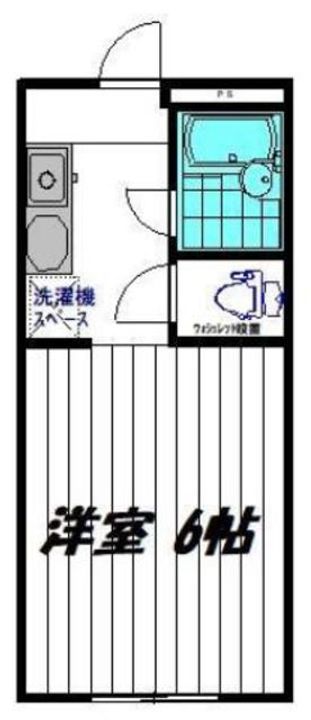 東京都八王子市大塚(アパート)の賃貸物件の間取り