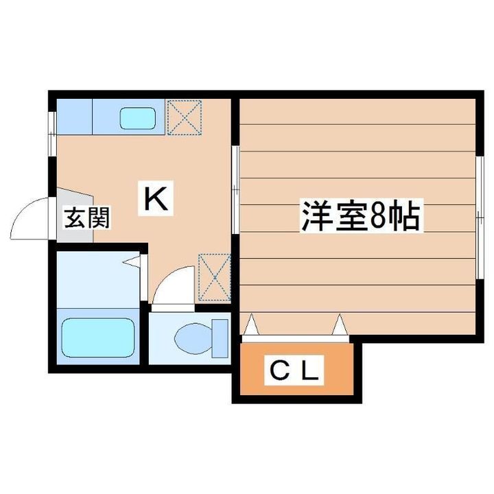 コーポ藤の間取り
