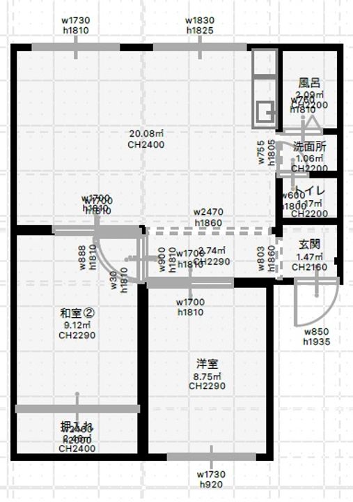 PAX.BLD八木の間取り