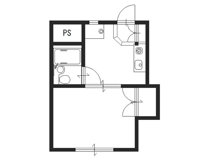 メゾン中山南の間取り