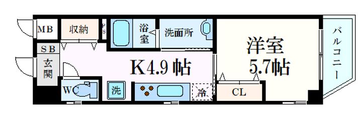 Gravitonの間取り