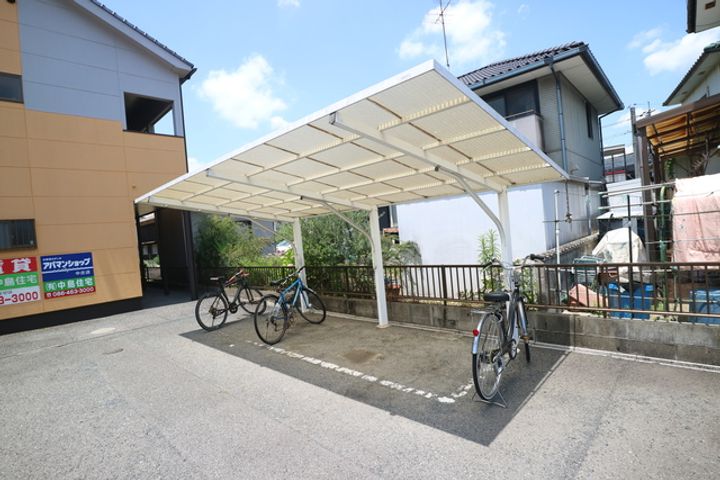 岡山県倉敷市中庄の賃貸アパートの地図