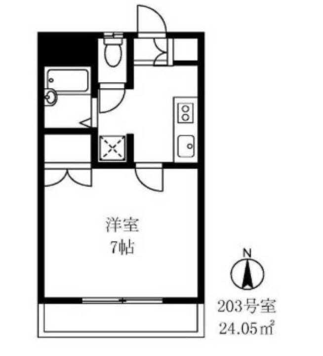 東京都世田谷区代沢4(マンション)の賃貸物件の間取り