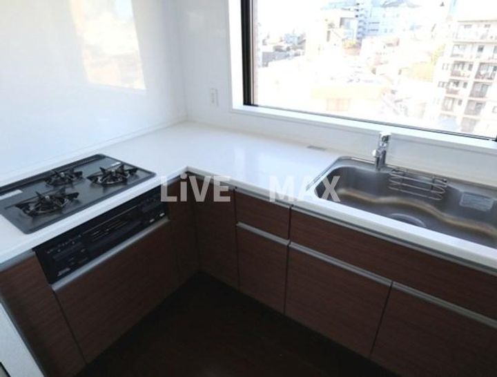 東京都渋谷区恵比寿西2(マンション)の賃貸物件のキッチン