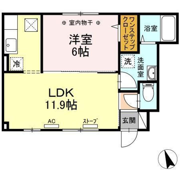K-haus Bの間取り