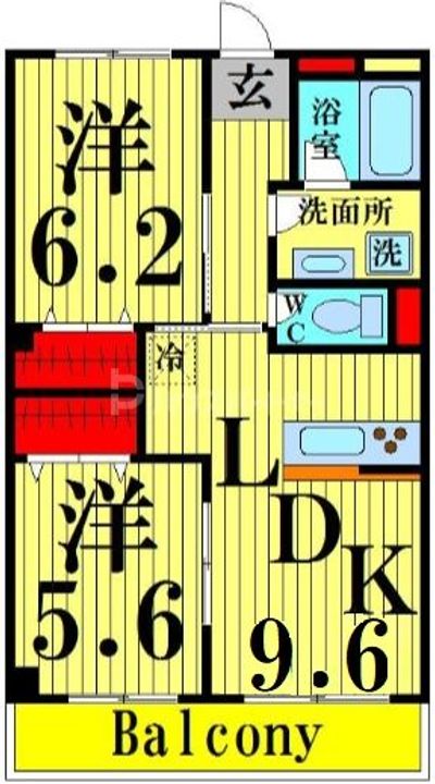 メープルハイツの間取り