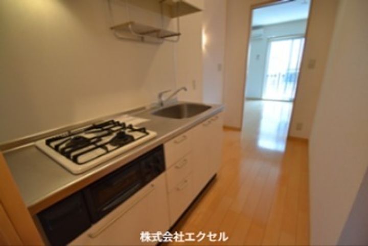 東京都昭島市中神町(アパート)の賃貸物件のキッチン