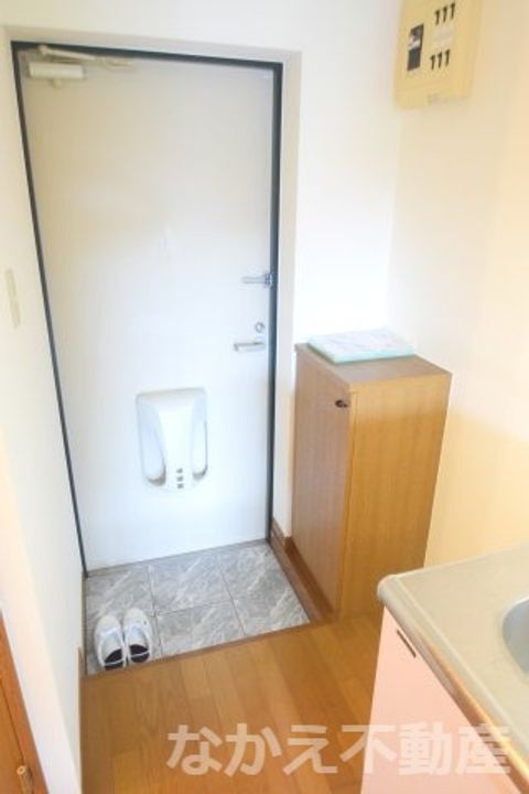 徳島県阿南市那賀川町上福井南川渕(マンション)の賃貸物件の玄関