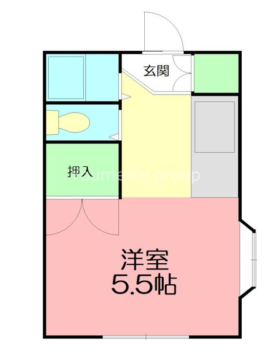 ファミリーコーポ笈川F棟の間取り