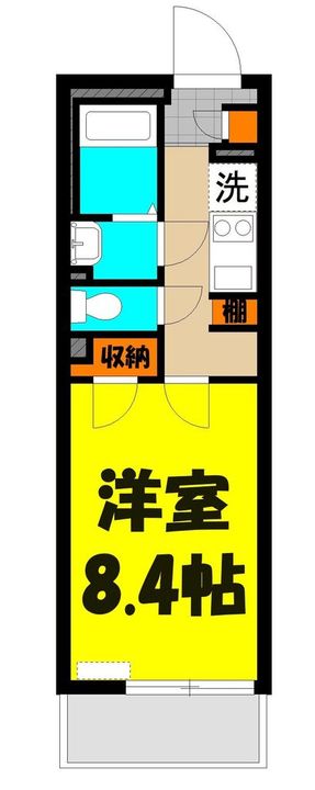 埼玉県さいたま市南区曲本3(マンション)の賃貸物件の間取り