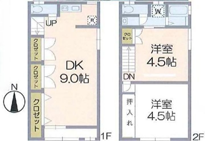 東京都台東区台東3(一戸建)の賃貸物件の間取り