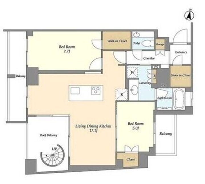 東京都世田谷区新町2(マンション)の賃貸物件の間取り