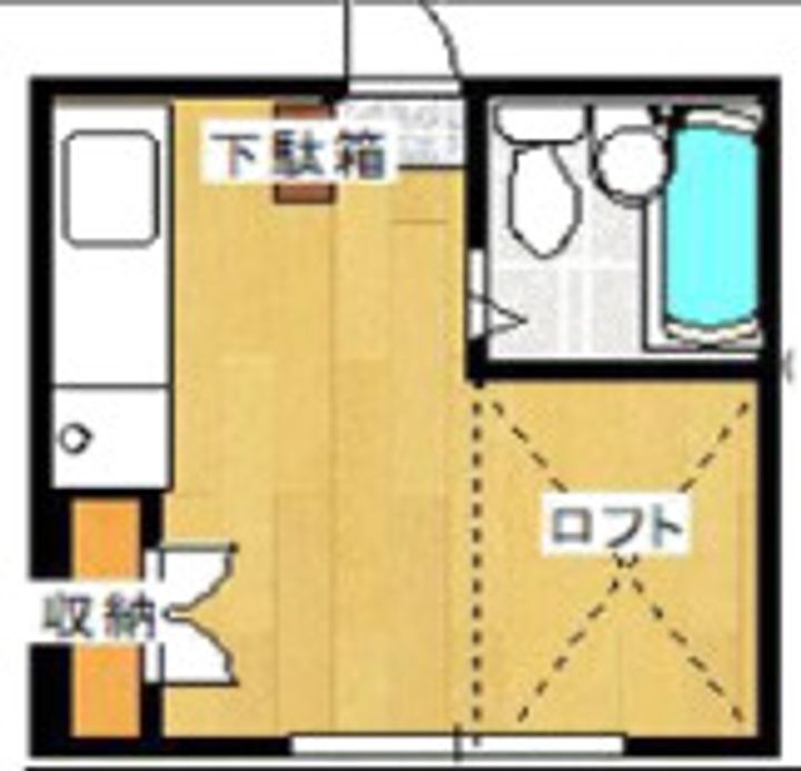 東京都八王子市高尾町(アパート)の賃貸物件の間取り