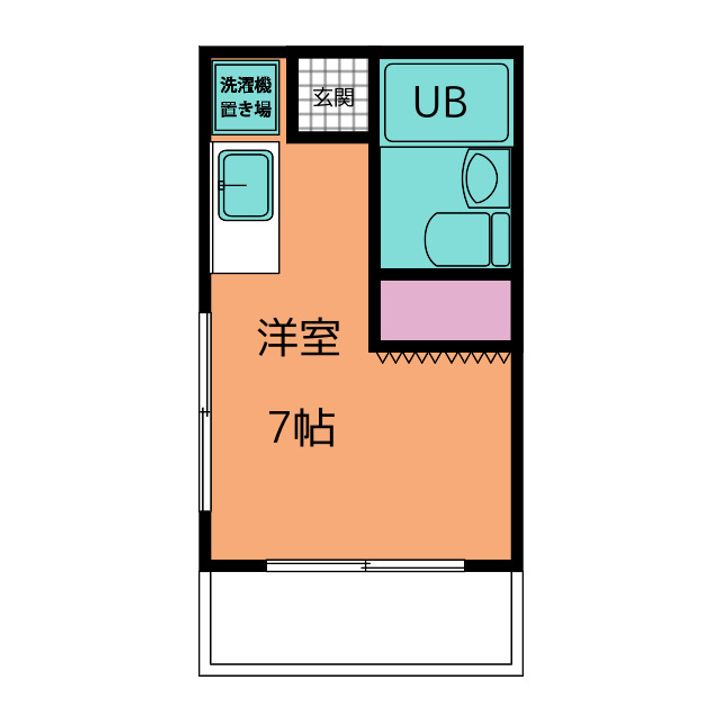 白銀シティハイツの間取り