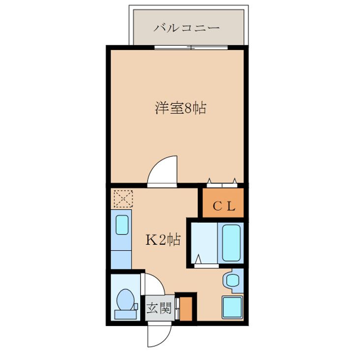 フェヴァリー VBの間取り