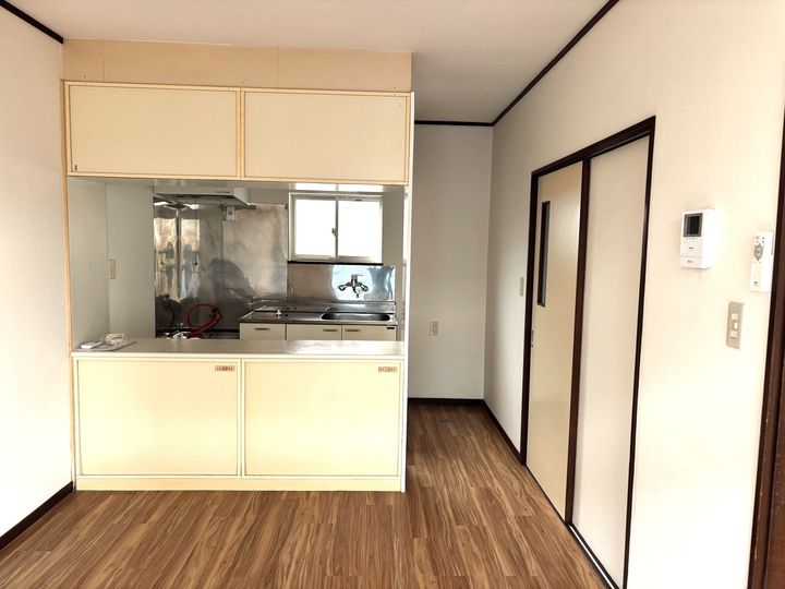 福島県福島市八木田字水神(アパート)の賃貸物件のキッチン