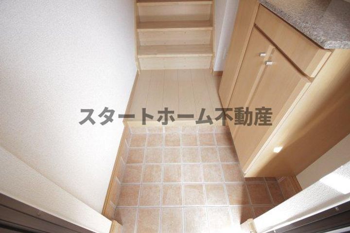 徳島県徳島市南田宮2(アパート)の賃貸物件の玄関