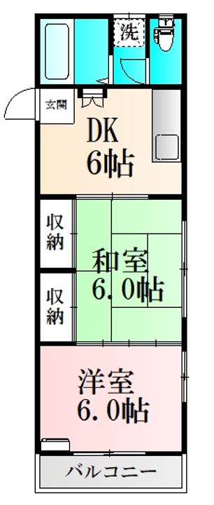 ウエストコートの間取り