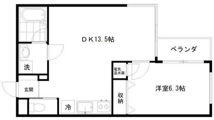 東京都調布市布田4(マンション)の賃貸物件の間取り