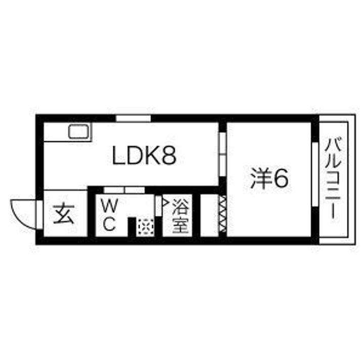 吉村マンションの間取り