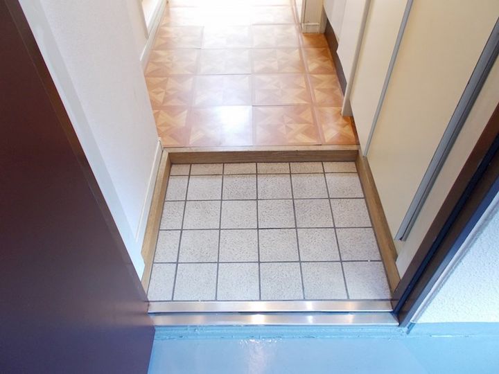 パークヒルズ桜上水の玄関