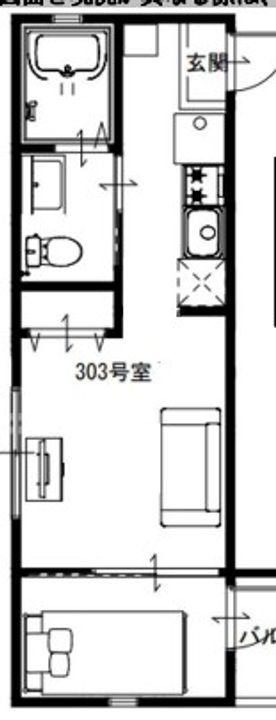 アルカンシエル北千住の間取り