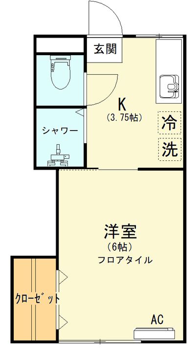 白樺荘の間取り