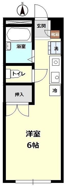 岡山県総社市井手(アパート)の賃貸物件の間取り