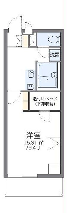 レオパレスJOLLYVILLAの間取り