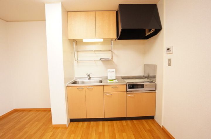 新潟県新潟市東区中木戸(アパート)の賃貸物件のキッチン