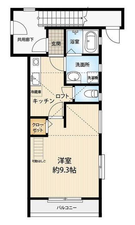 クロスハウスの間取り