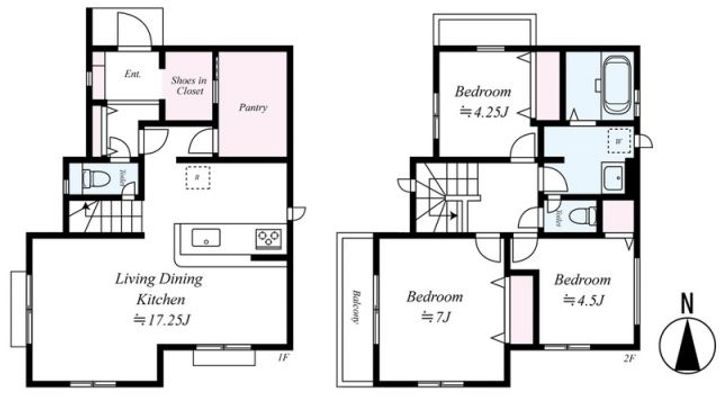 東京都府中市四谷4(一戸建)の賃貸物件の間取り