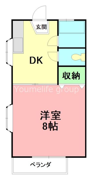 神奈川県伊勢原市桜台2(アパート)の賃貸物件の間取り