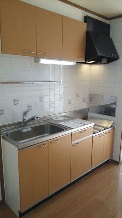 茨城県結城市大字結城(アパート)の賃貸物件のキッチン