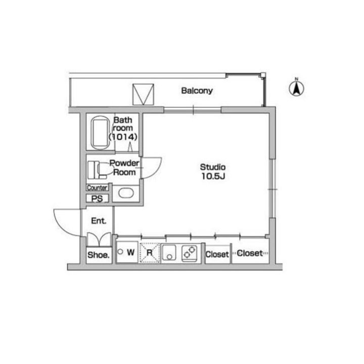 東京都練馬区豊玉北1(マンション)の賃貸物件の間取り