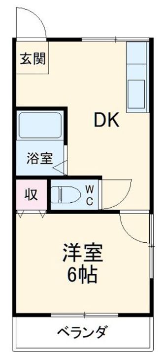 あかりコーポの間取り