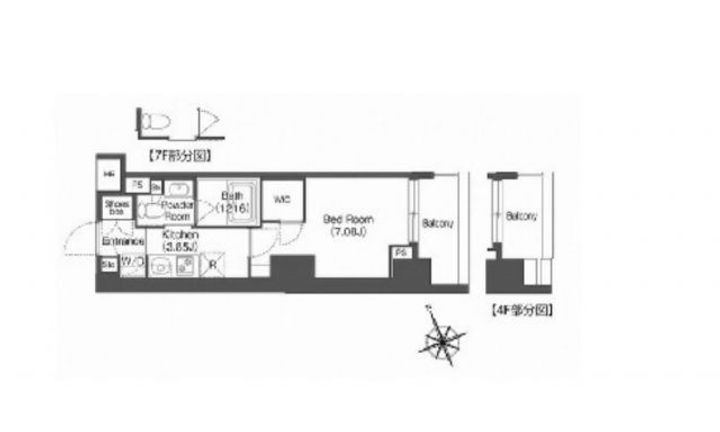 コンフォリア西荻窪の間取り