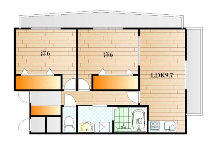 アートスケープ幡生の間取り