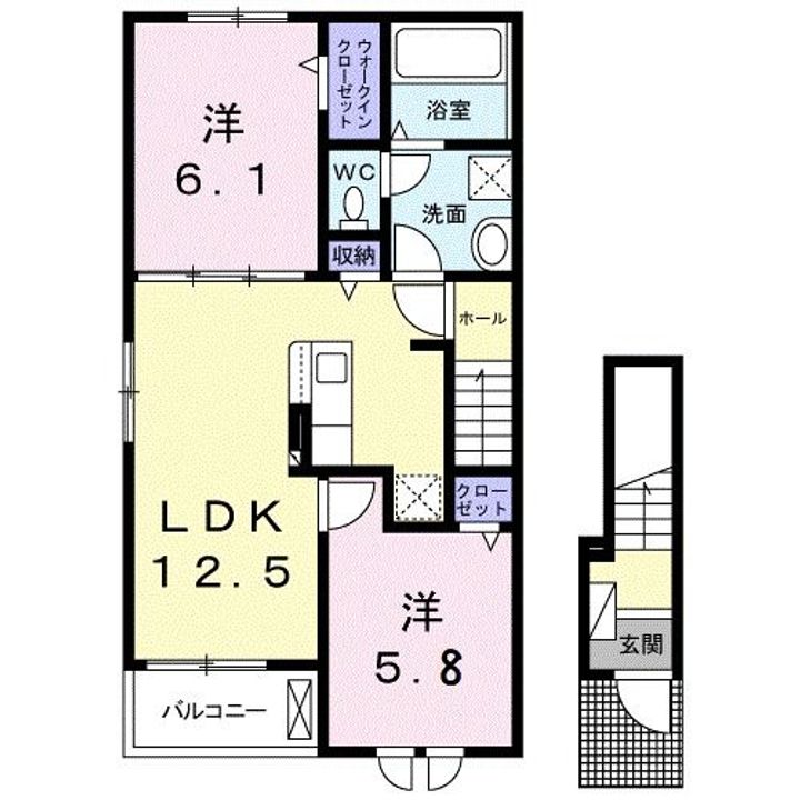 ミイキ Iの間取り