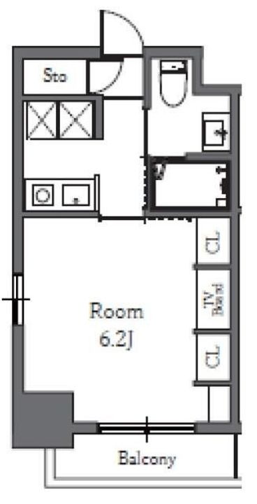 Totsu Residence Shibaの間取り