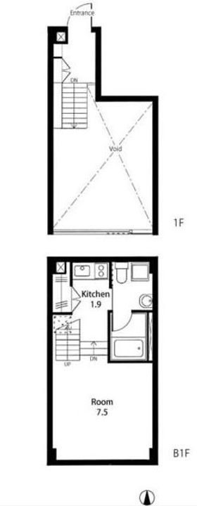 東京都文京区本郷4(マンション)の賃貸物件の間取り
