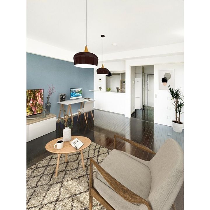 プラウド新生の居間