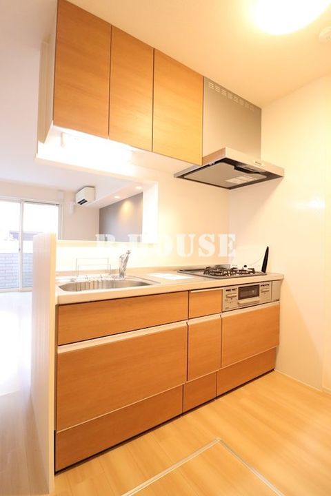 神奈川県厚木市愛甲1(アパート)の賃貸物件のキッチン