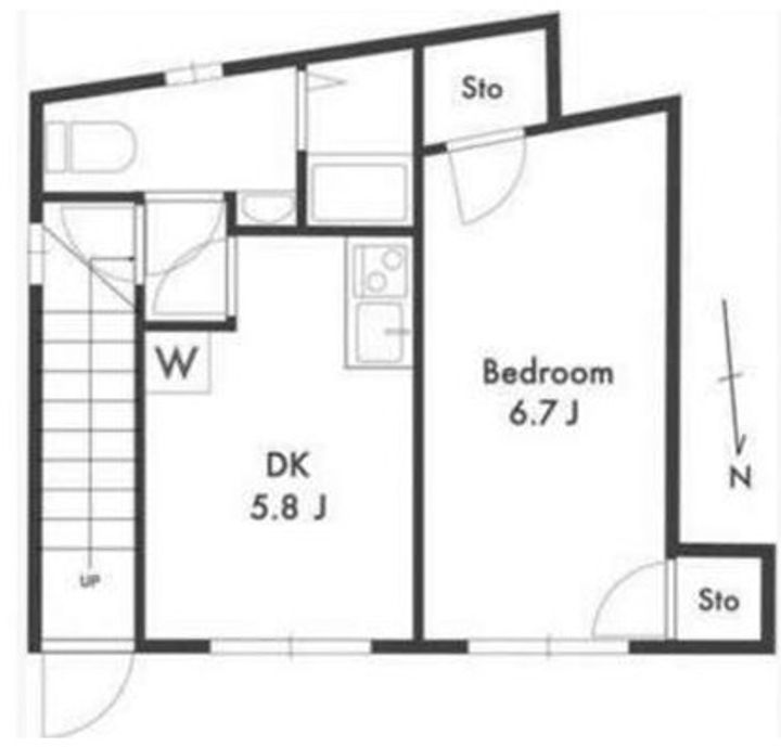 Aries Nishi-Shinjukuの間取り