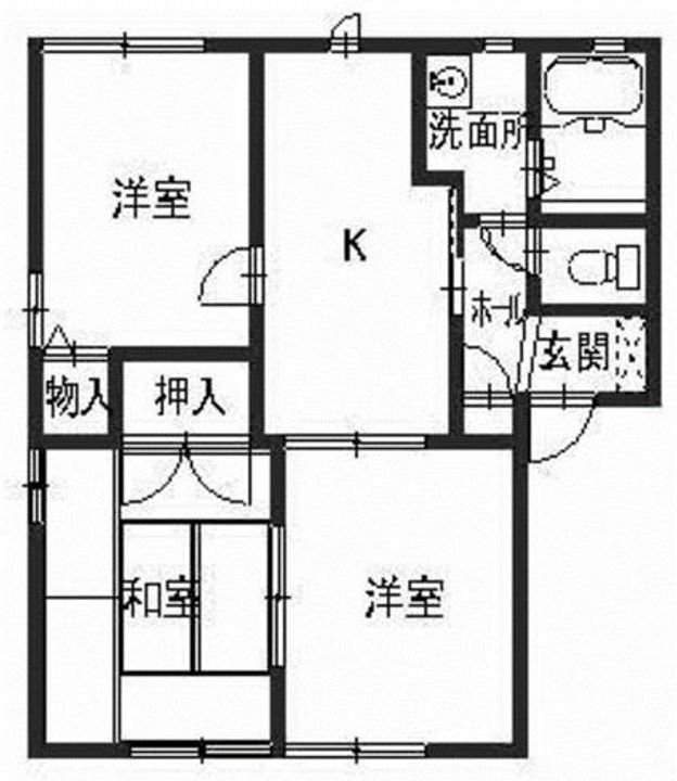 フォーレス佐土Bの間取り