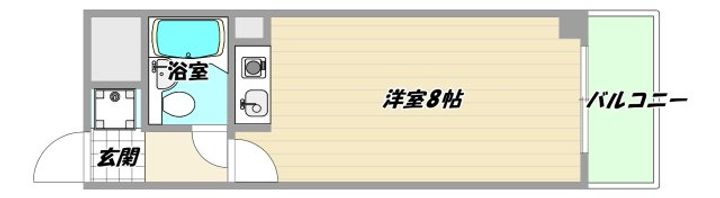 大阪府大阪市淀川区東三国3(マンション)の賃貸物件の間取り